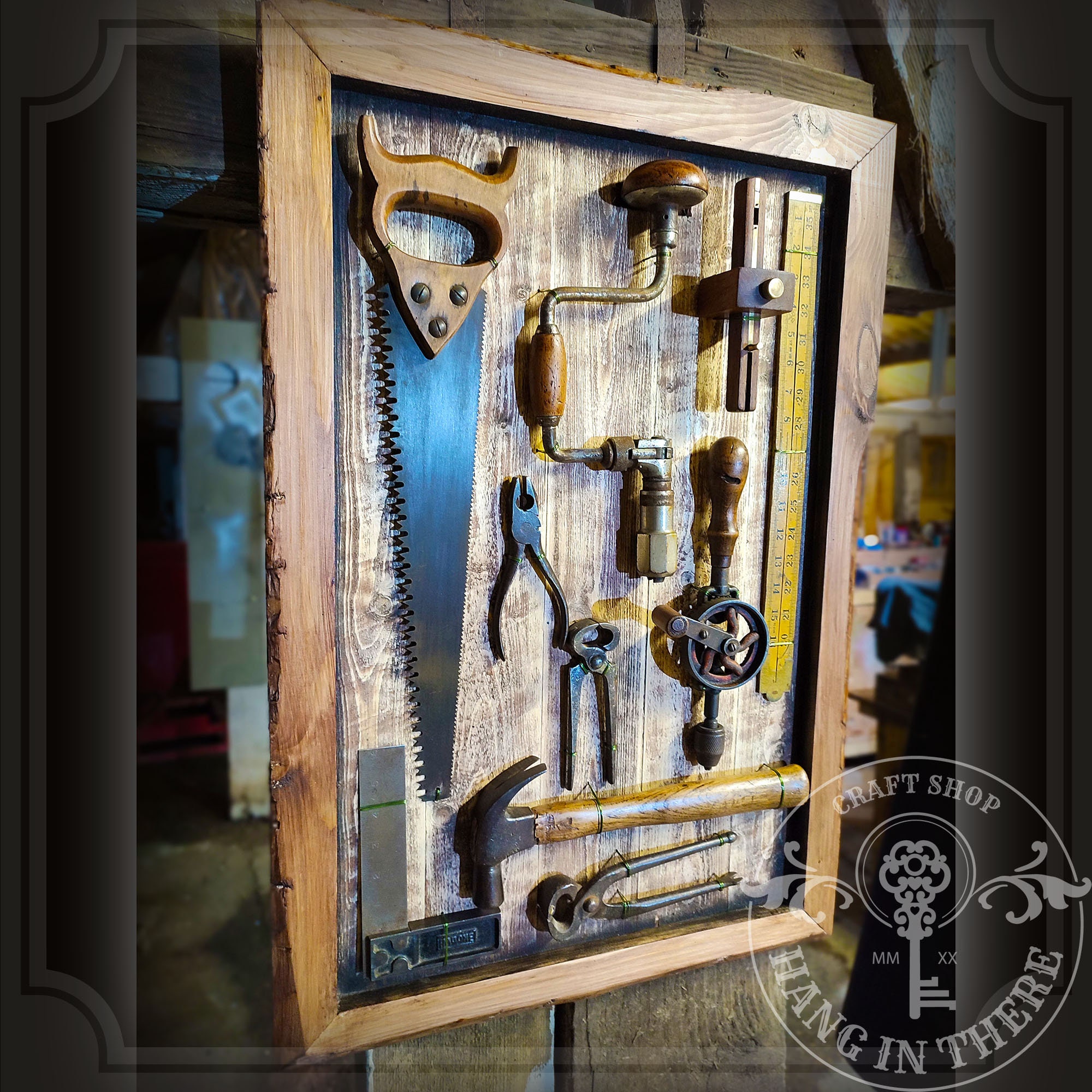 Vintage Tools Display Board Etsy
