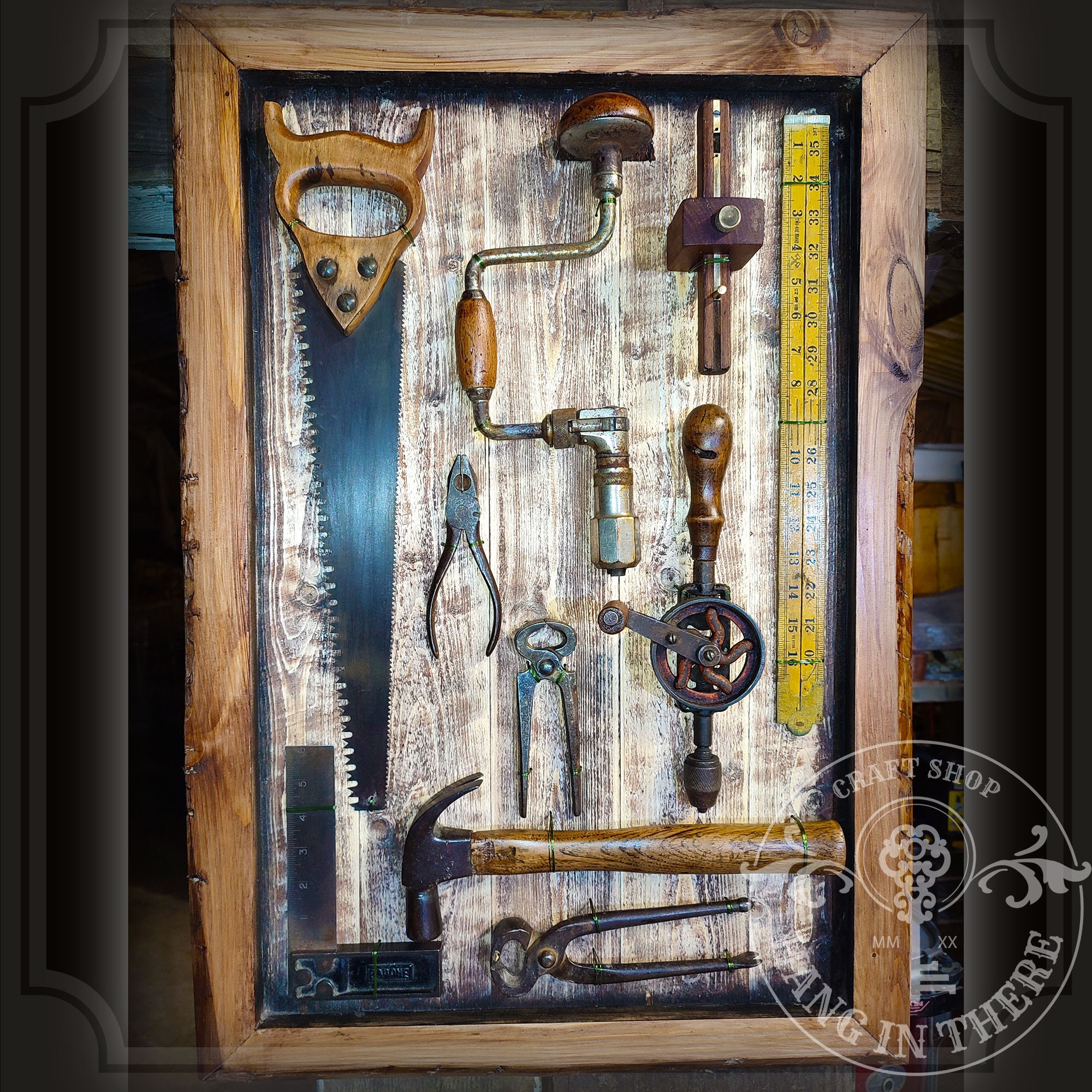 Vintage Tools Display Board Etsy