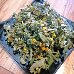 Agrimony herb - Agrimonia eupatoria L. / Organic dry and cut / Herbal Tea, Remedy /  Available from 1 oz to 4 lbs