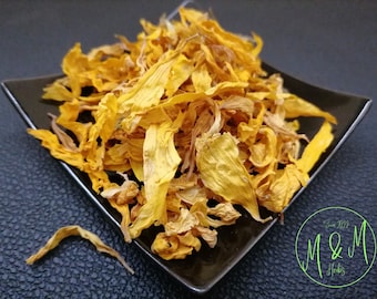 Sunflower petals - Helianthus annuus L. – flos / Organic, dried sunflower petals / edible, Herbal remedy, Tea / Available from 1 oz to 4 lbs