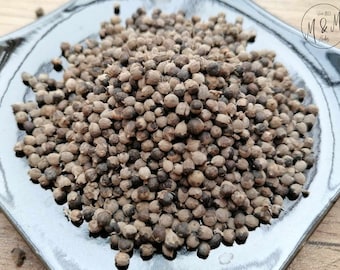 Baya de árbol casto - Vitex Agnus Castus L. / Semillas orgánicas - Frutas enteras / Berrie - Hierbas / Disponible de 1 oz a 4 libras