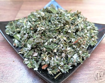 Liście maliny - Rubus idaeus L. / Organiczne suszone i cięte liście / Lek ziołowy, Herbata bogata w witaminy / Dostępne od 1 uncji do 4 funtów
