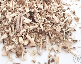 Raíz de malvavisco - Althaea officinalis L. / Raíces secas y cortadas orgánicas, remedio a base de hierbas, té / Disponible de 1 oz a 4 libras