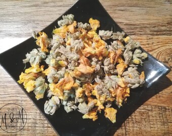 Flor de gordolobo - Verbascum phlomoides L. / Flores, brotes y pétalos de gordolobo secos orgánicos