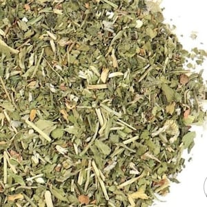 Feverfew herb - Tanacetum parthenium L./ Organic herbal tea, Migraine, Headache remedy/ Available from 1 oz to 4 lbs/ Feverfew loose tea