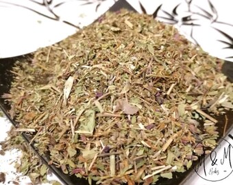 Germander herb / Wall germander - Teucrium chamaedrys L.  / Organic dry and cut herb / Herbal remedy, tea / Available from 1 oz to 4 lbs