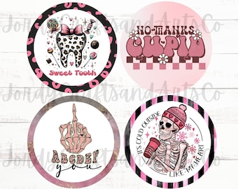 Valentines Round PNG| Valentines Day Digital download| Digital Cardstock| Freshie Cardstock Download|Car coaster images| Instant download
