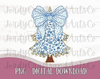Coquette Christmas Tree PNG| Grand Millennial Christmas PNG| Sublimation Design|Digital Download Png| Christmas Download PNG|Girly Christmas