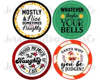 Download digitale di divertenti immagini di Natale/ Citazioni di Natale PNG/ Cartoncino digitale/ Download di cartoncino Freshie/ Immagini di sottobicchieri per auto/ Download istantaneo