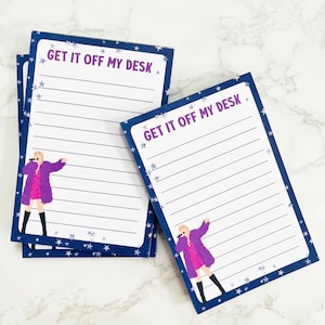 Taylor inspired Lover Notepad | Pop Culture Queen | Swiftiez merch | Taylor school supplies | Taylor Notepad | Get it off my desk notepad