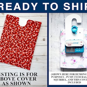 Large FLYING SQUIRREL COMPATIBLE Insulated Feeding Bag Cover with pockets for ice packs - fits Infinity 1200mL