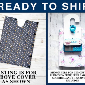Large FLYING SQUIRREL COMPATIBLE Insulated Feeding Bag Cover with pockets for ice packs - fits Infinity 1200mL