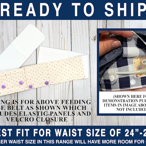 G Tube Belly Band Etsy