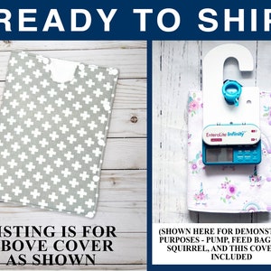 Large FLYING SQUIRREL COMPATIBLE Insulated Feeding Bag Cover with pockets for ice packs - fits Infinity 1200mL