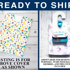 Large FLYING SQUIRREL COMPATIBLE Insulated Feeding Bag Cover with pockets for ice packs - fits Infinity 1200mL