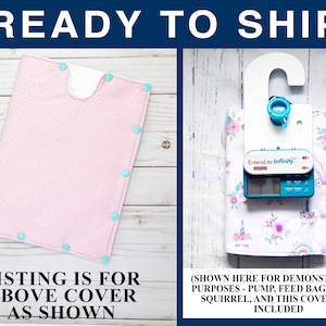 Large FLYING SQUIRREL COMPATIBLE Insulated Feeding Bag Cover with pockets for ice packs - fits Infinity 1200mL