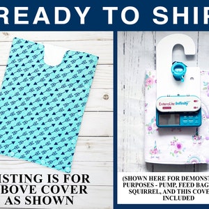 Large FLYING SQUIRREL COMPATIBLE Insulated Feeding Bag Cover with pockets for ice packs - fits Infinity 1200mL