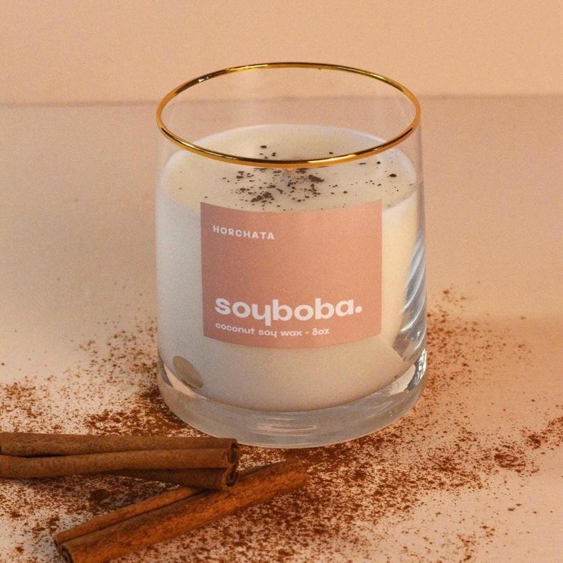 SoyBoba Horchata Candle