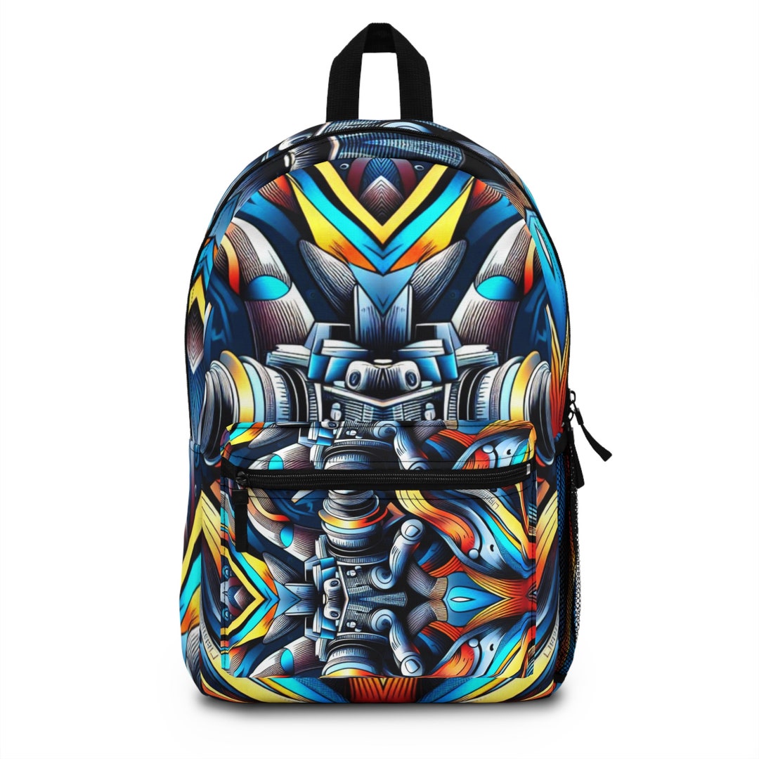 Offspring Backpack Original Artist Print Design Backpack, Lightweight Functional, Vibrant ...