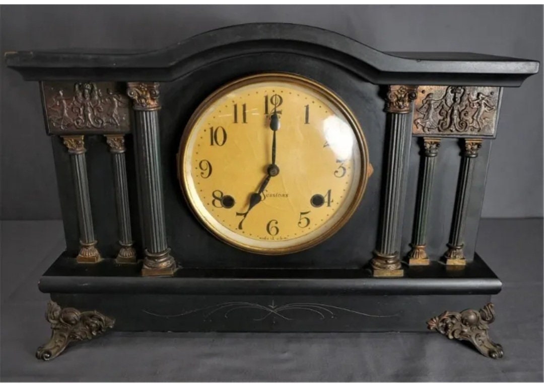 Antique Sessions Mantel Clock Circa 1903 Original Movement - Etsy