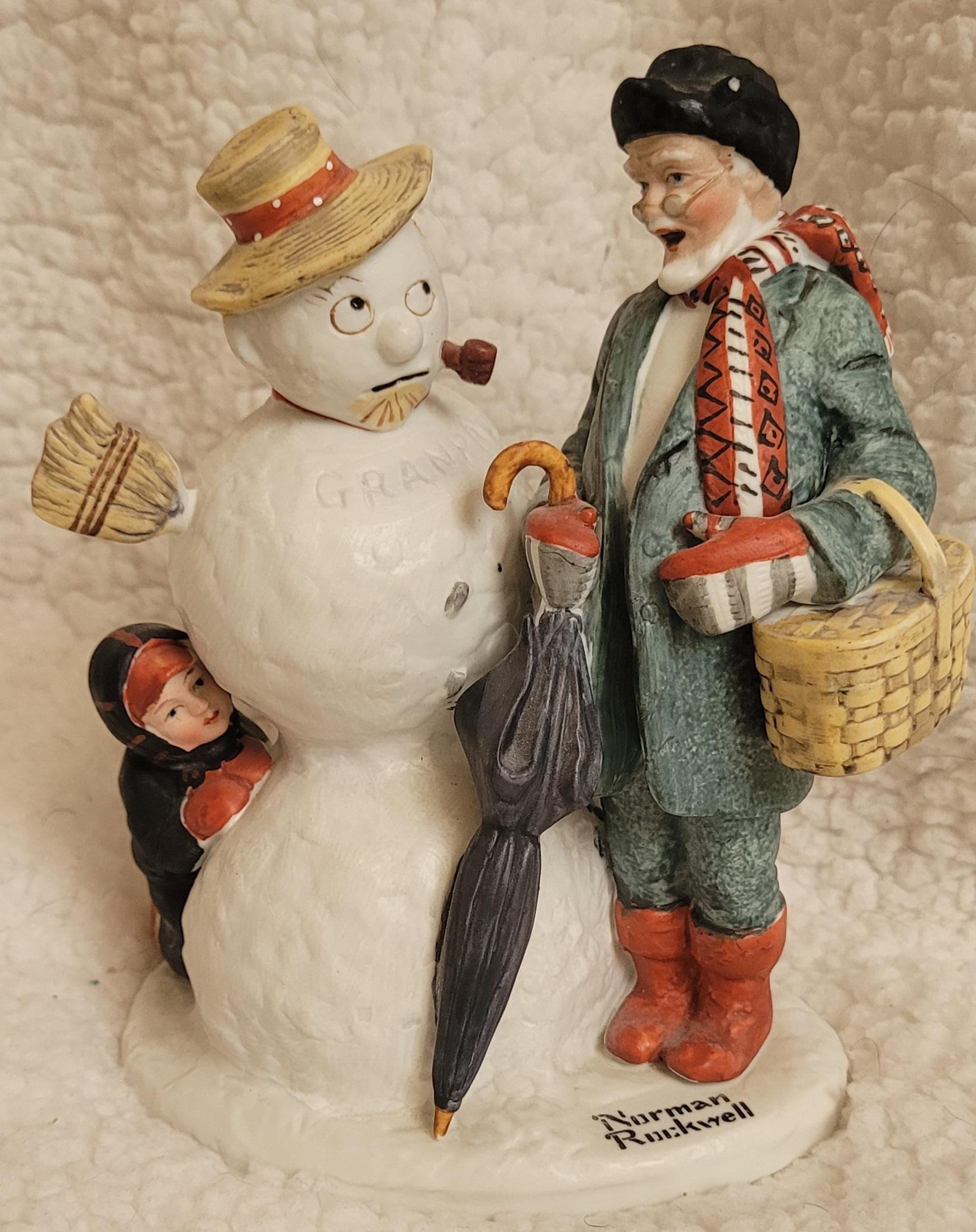 ノーマ・ロックウェル・ゴーガム作「グランパ・スノーマン」の大型