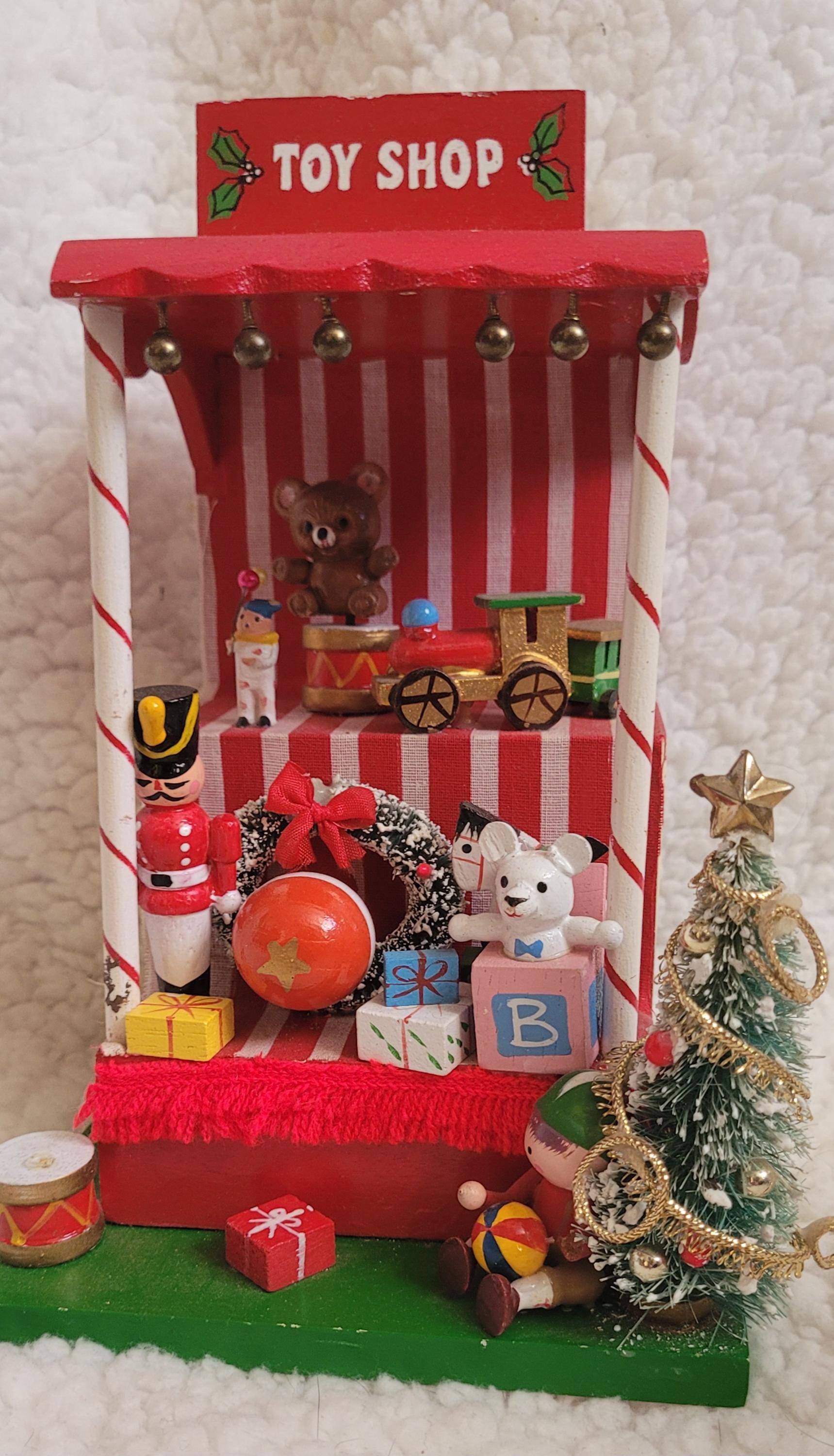 ヴィンテージ レア エネスコ クリスマス トイショップ オルゴール