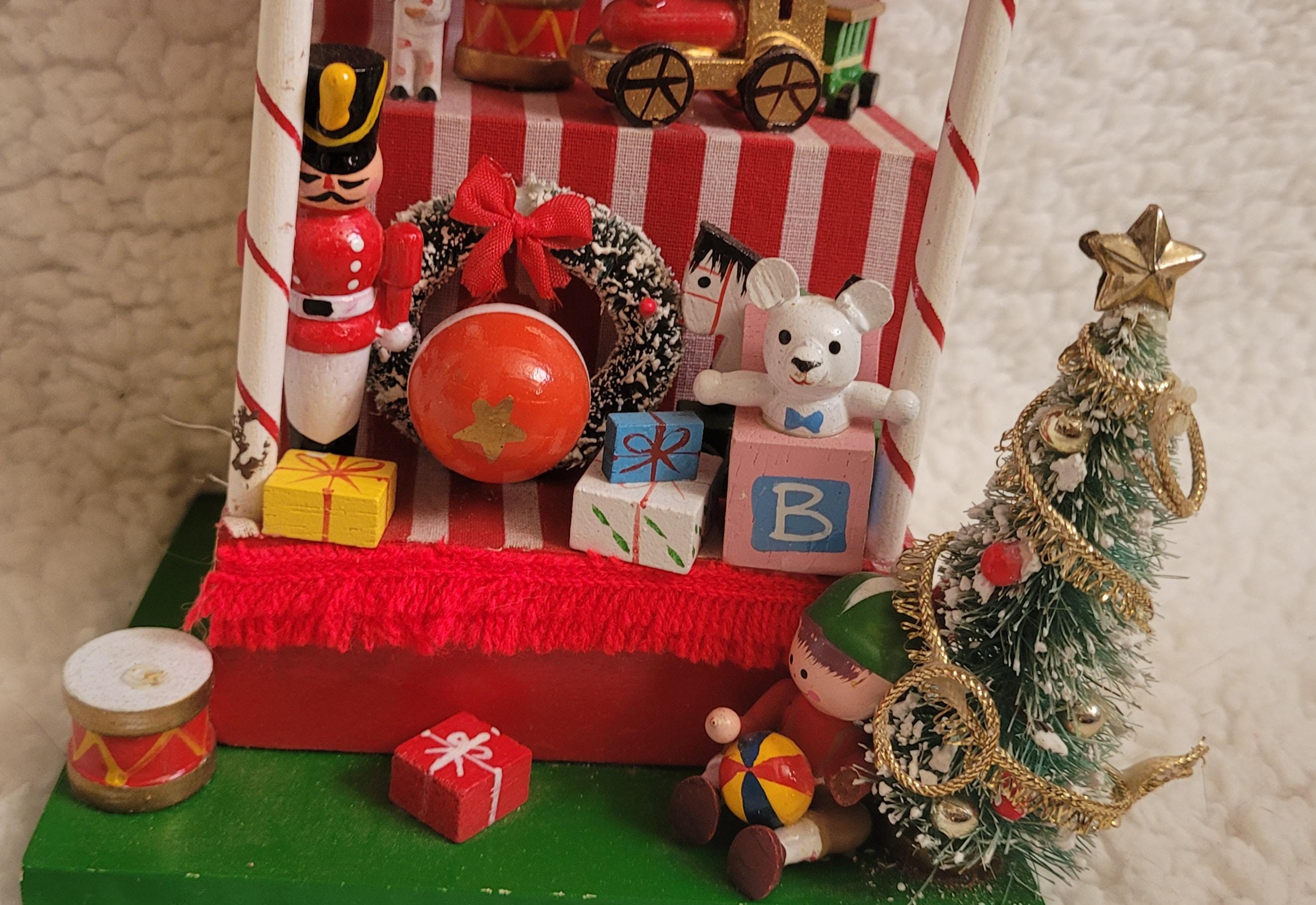 ヴィンテージ レア エネスコ クリスマス トイショップ オルゴール