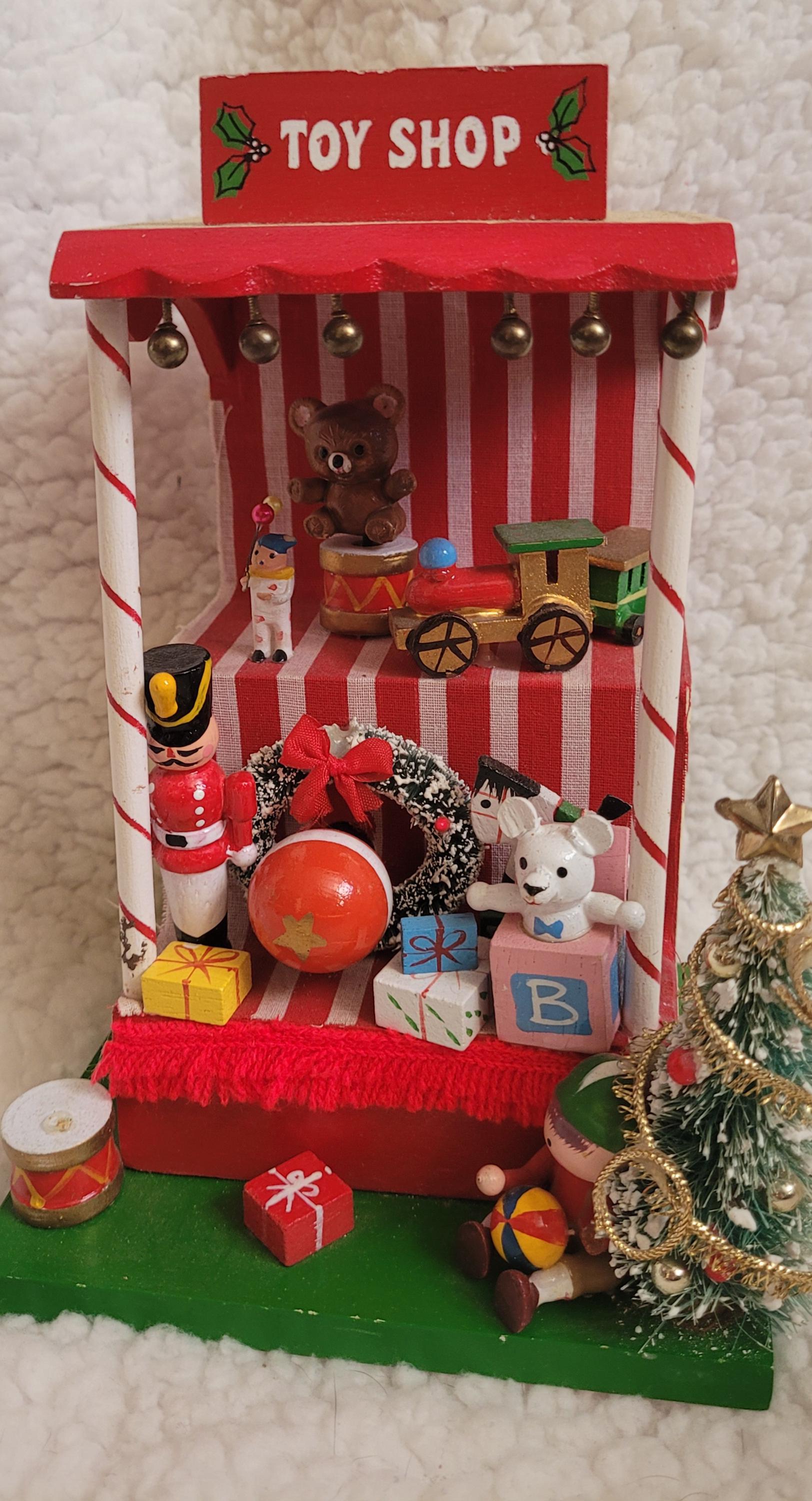 ヴィンテージ レア エネスコ クリスマス トイショップ オルゴール