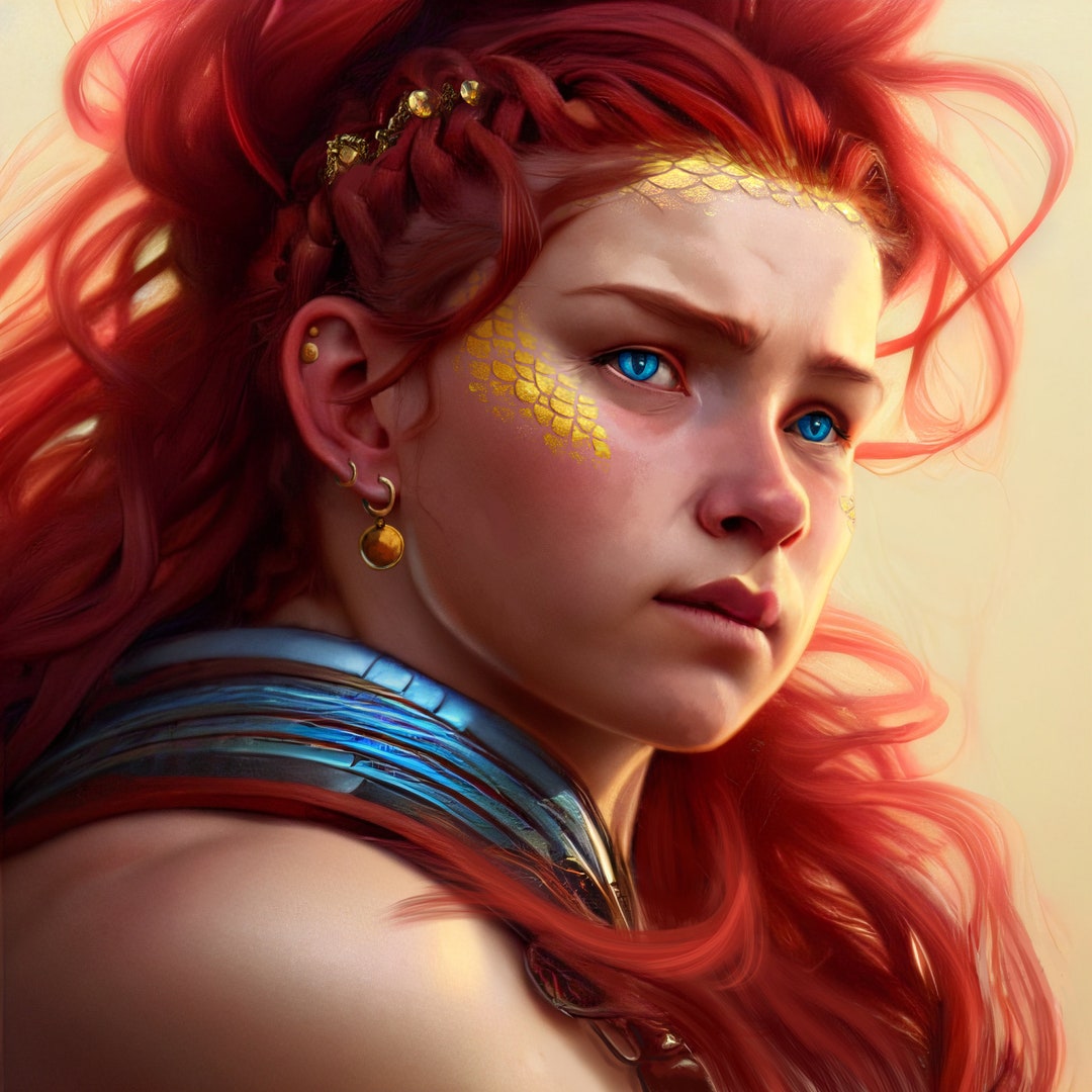 Portrait Design Human-like DND Characters Custom Commission Chest Up - Etsy