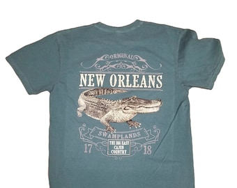 Unisex New Orleans Gator T-shirt, Cajun County Tee