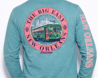 Unisex New Orleans Streetcar Long Sleeve T-Shirt