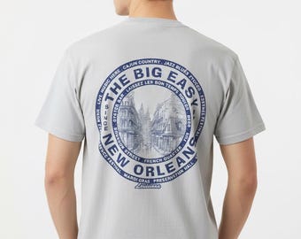 New Orleans The Big Easy Garment Dyed Tee