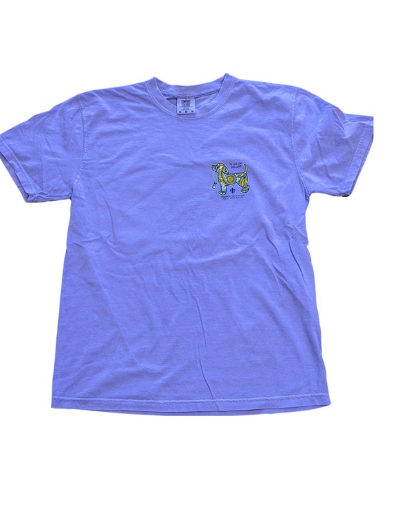 Unisex, Dog Love, New Orleans, Garment Dyed T-shirt (screen