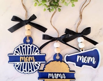 cheer mom car charms