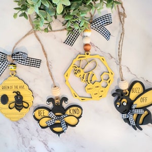 Bee Gifts for Women, Bee Themed Gifts, Honey Bee Gifts, Hostess Gift Ideas,  Black and White, Gifts for Roommates, Hostess Gift Ideas, Nei 