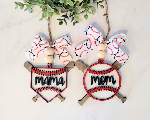 Baseball Mom Car Charm Baseball Mom Car Charm
