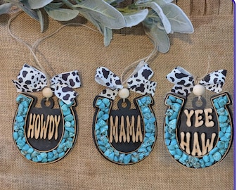 Car charm svg. Western car charm svg. Car charm laser files. Glowforge files. Mama laser files. Car charms Western.. Western. howdy. yeehaw