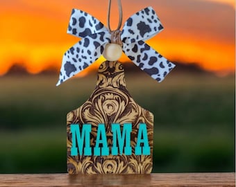 Amuletos para coche SVG. Amuletos para coche estilo Western SVG. Archivos láser para amuletos para coche. Archivos Glowforge. Archivos láser para mamá. Amuletos para coche estilo Western. Etiqueta para vaca SVG. Western