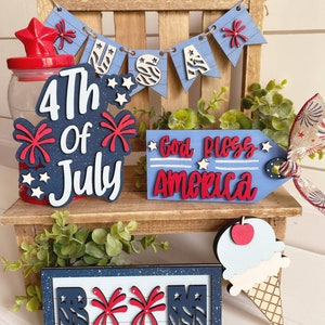 july 4th tier tray svg. july 4th tiered tray svg. tier tray svg. tiered tray svg.  usa tier tray svg. glowforge files svg. laser files svg