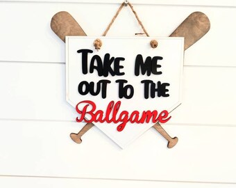 take me out svg. ball game svg. baseball files. baseball door hanger svg. take me out to the ball game svg. at the fields svg.no answer svg