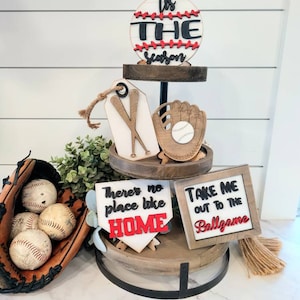 Baseball tier traya svg. baseball tier tray svg. baseball svg. baseball files. glowforge. laser files. tiered tray svg. tier tray svg.