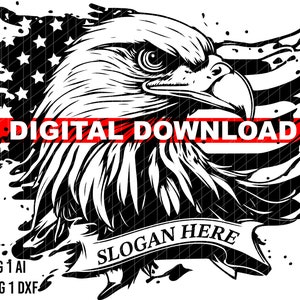 American Flag Svg,Ai,Dxf,Png, US Flag and Eagle Svg Clip Art, USA Distressed Flag with Eagle SVG Design, Cricut and Silhouette Eagle Flag