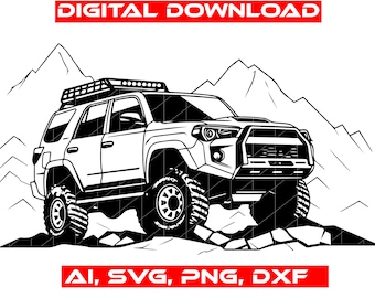 4X4 Offroad Clip Art truck | Off Road Car png | sublimation 4X4 Offroad Clip Art truck,  off-road Transparent Backdown, Off-road SUV truck