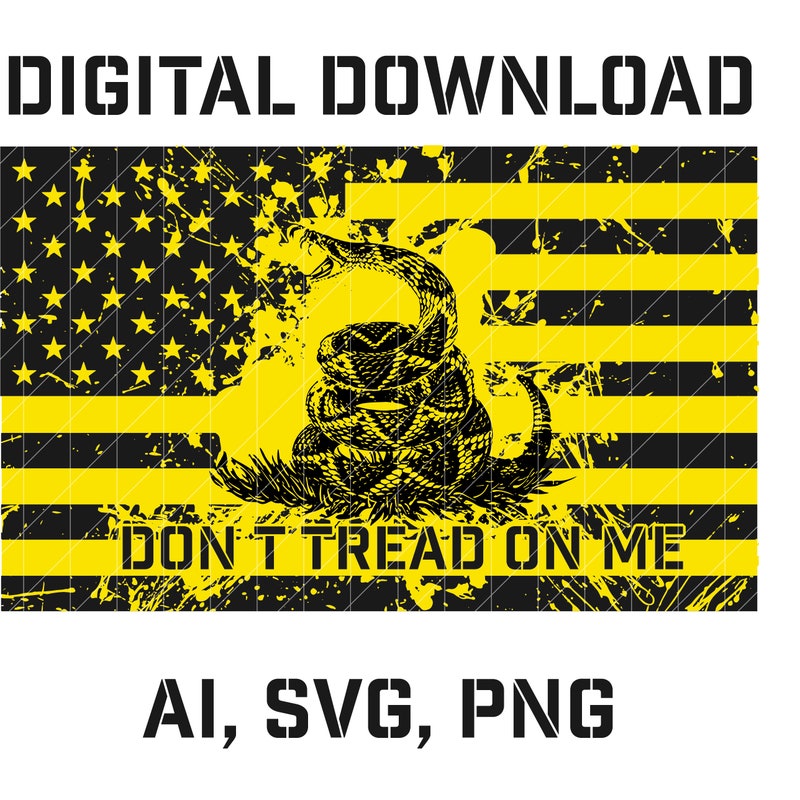 Dont Tread on Me Svg - Etsy