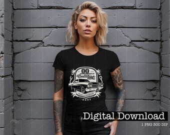 Maqueta de camiseta Bella Canvas / Mujer rubia (Descarga digital)