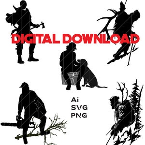 mauntain men Silhouette / Cricut / Senderismo Png / Tomar una caminata Svg / Clipart / Caminar Svg / Aventura Svg / Archivo de corte / Bosque Svg