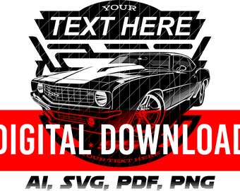 Hot Rod Muscle car Svg, Vintage  Retro  American car png - American muscle car, American Flag SVG, American Muscle Sublimation Design Png