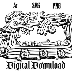 Puede incluir: Ilustración en blanco y negro de línea de arte de una cabeza de serpiente estilizada con un cuerpo que forma un barco. La boca de la serpiente está abierta y la lengua sobresale. El barco tiene un diseño decorativo con remolinos y líneas.