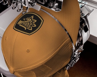 Boné Trucker Águia Asteca, Estilo Mexicano, com Detalhe de Águia Tribal