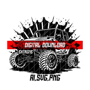 Best ETV All-terrain Svg Vehicles, SVG file, ClipArt Svg, laser engraving Off Road ETV, ETVmoffmroad, Hiking Design, Adventure Ai,svg,png, 1